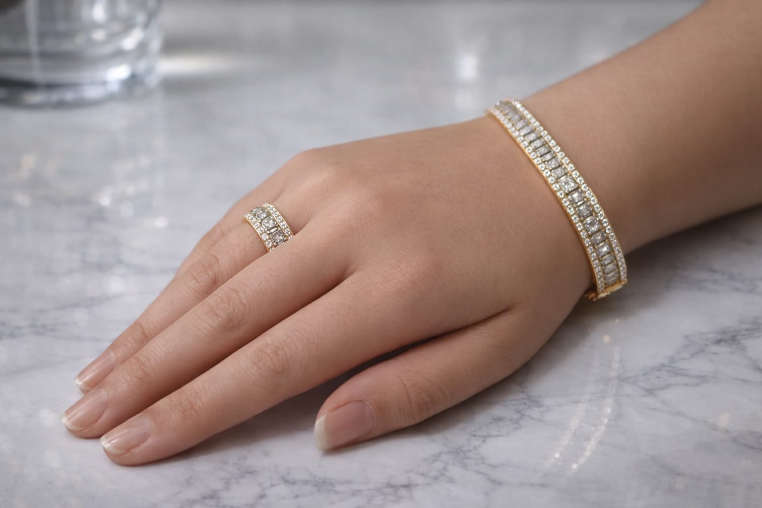 Bracelet Set - Crystal
